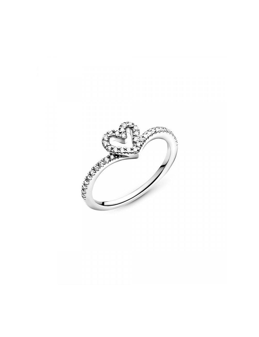 ANEL SPARKLING WISHBONE HEART PANDORA