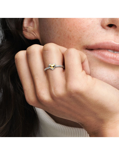 ANEL DOMED GOLDEN HEART PANDORA