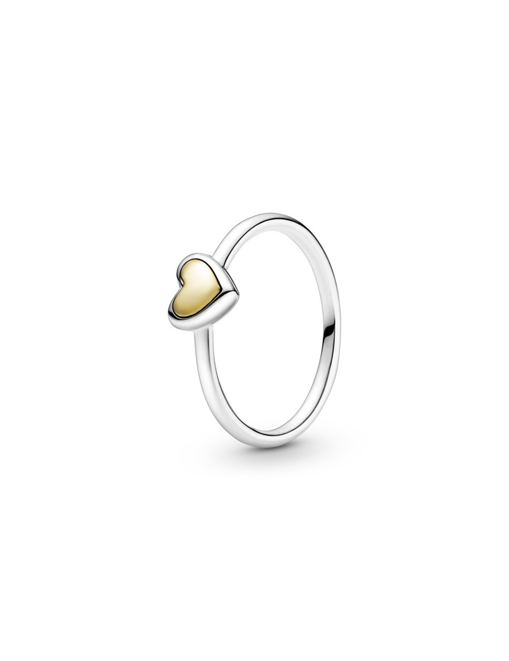ANEL DOMED GOLDEN HEART PANDORA
