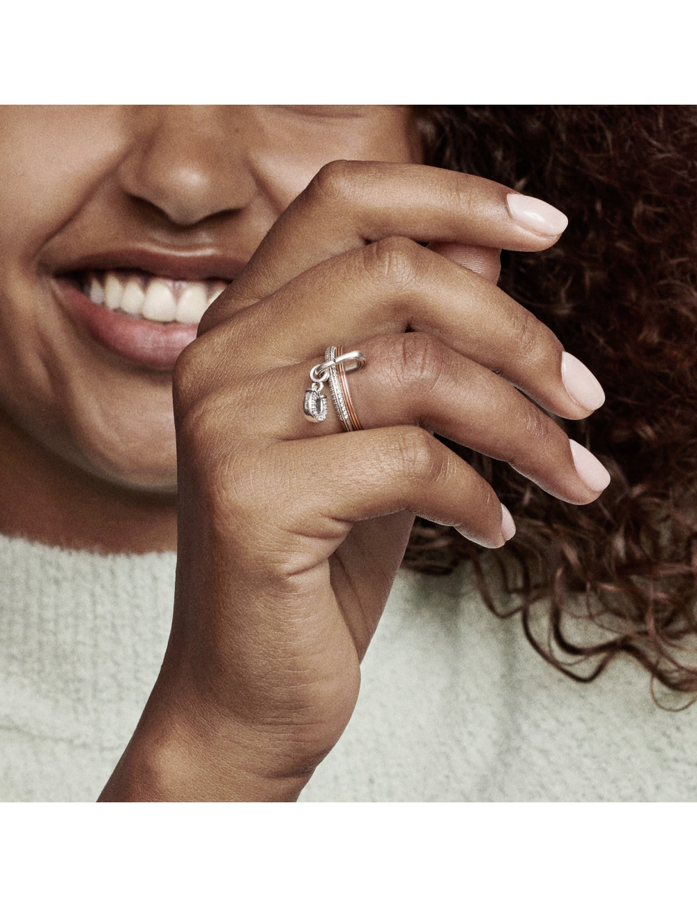 ANEL ME SPARKLING PAVÉ LINED PANDORA