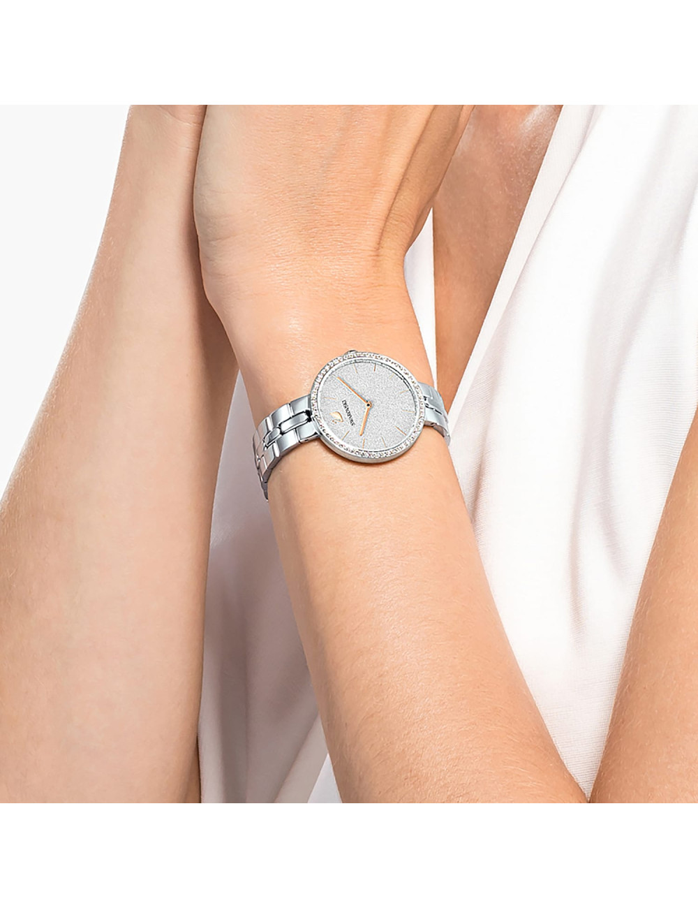 RELÓGIO COSMOPOLITAN WHITE SWAROVSKI