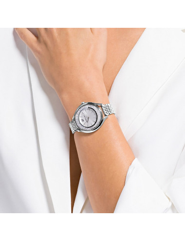 RELÓGIO CRYSTALLINE AURA WHITE SWAROVSKI