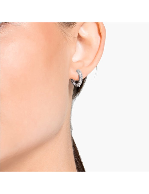 BRINCOS VITTORE MINI HOOP SWAROVSKI