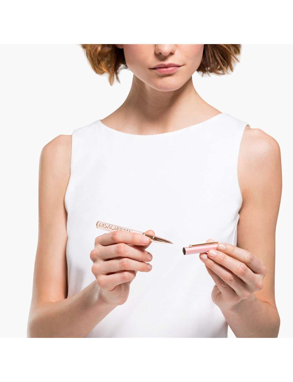 ESFEROGRÁFICA CRYSTALLINE PINK SWAROVSKI